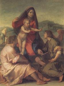 Andrea del Sarto The Madonna of the Stair (san05) China oil painting art